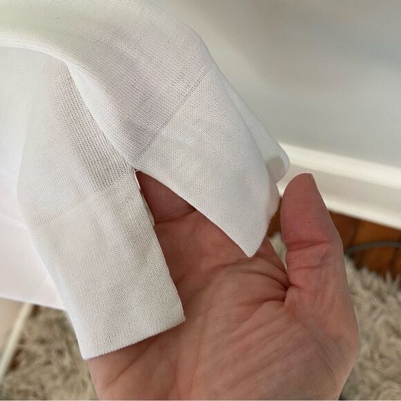 NWT Ming Wang Knit Ankle Pant White size XL - Picture 8 of 13